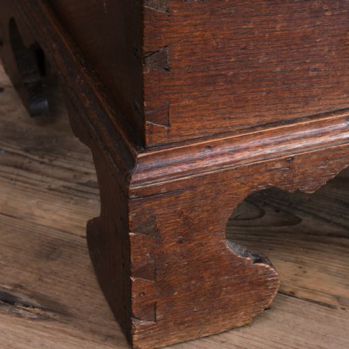 LARGE GEORGIAN OAK BLANKET BOX - ADDITIONAL PHOTO 13