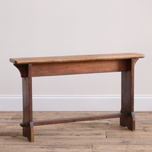 Antique Pine Organ Bench