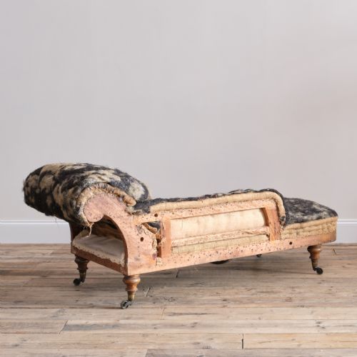 Antique 19th Century Howard & Sons Chaise Lounge
