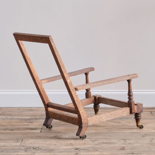 19TH CENTURY HOWARD STYLE OPEN ARMCHAIR - ADDITIONAL PHOTO 5