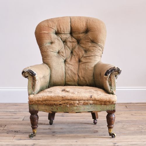 19th Century Armchair Attributed to Howard & Sons