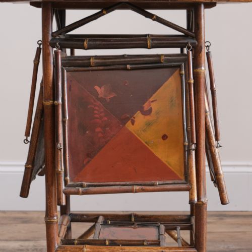 ANTIQUE BAMBOO LACQUER SIDE TABLE - ADDITIONAL PHOTO 6