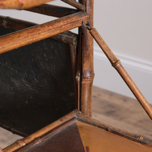 ANTIQUE BAMBOO LACQUER SIDE TABLE - ADDITIONAL PHOTO 12