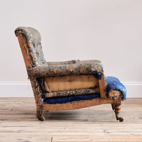 MID 19TH CENTURY HOWARD STYLE ARMCHAIR - ADDITIONAL PHOTO 1