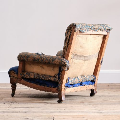 MID 19TH CENTURY HOWARD STYLE ARMCHAIR - ADDITIONAL PHOTO 3