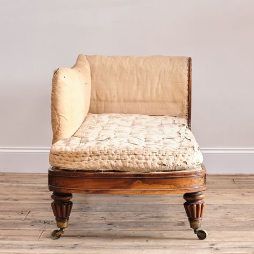 REGENCY ROSEWOOD CHAISE LOUNGE ATTIBUTED TO GILLOWS - ADDITIONAL PHOTO 3