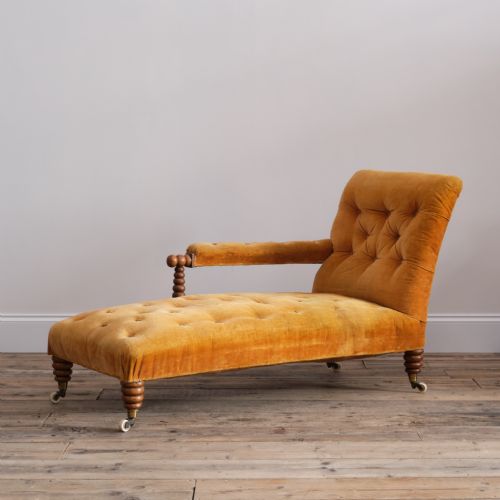 ANTIQUE BOBBIN CHAISE LOUNGE - ADDITIONAL PHOTO 3