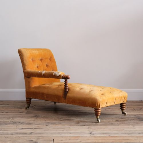 ANTIQUE BOBBIN CHAISE LOUNGE - ADDITIONAL PHOTO 6