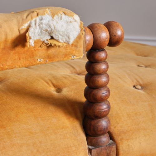 ANTIQUE BOBBIN CHAISE LOUNGE - ADDITIONAL PHOTO 12