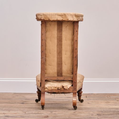 19TH CENTURY HOWARD SONS PRIE DIEU CHAIR - ADDITIONAL PHOTO 10