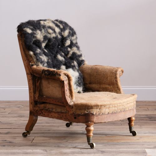 EARLY HOWARD SONS ARMCHAIR - ADDITIONAL PHOTO 1