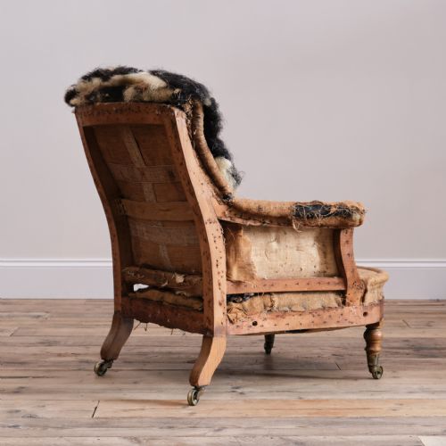 EARLY HOWARD SONS ARMCHAIR - ADDITIONAL PHOTO 7