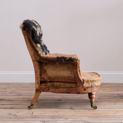 EARLY HOWARD SONS ARMCHAIR - ADDITIONAL PHOTO 8