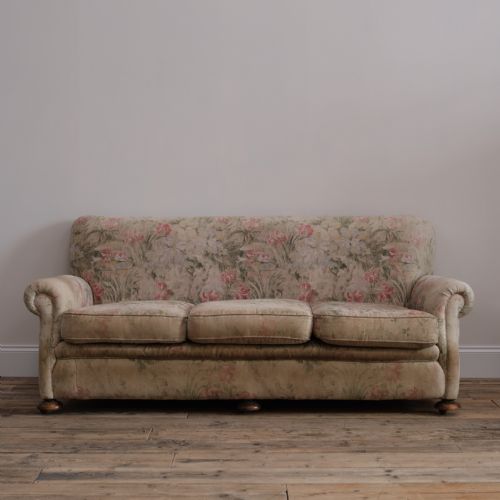 early 20th century country house 3 seater sofa - CATEGORY: ANTIQUE SOFAS - DATED 1900
