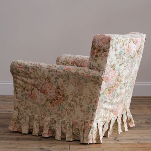 EARLY 20TH CENTURY COUNTRY HOUSE CLUB ARMCHAIR - ADDITIONAL PHOTO 5