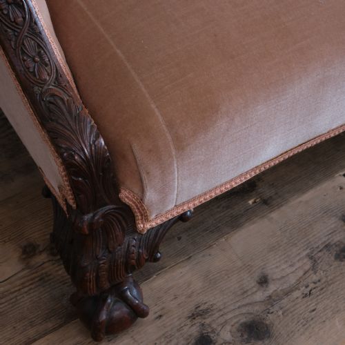 19TH CENTURY CAMEL BACK SOFA - ADDITIONAL PHOTO 8