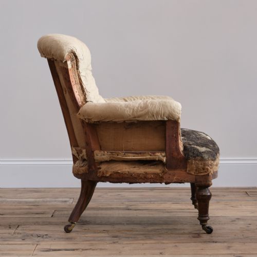 19TH CENTURY HOWARD STYLE ARMCHAIR - ADDITIONAL PHOTO 2