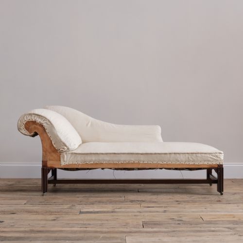 19th century chaise lounge - CATEGORY: ANTIQUE SOFAS - DATED 19TH CENTURY