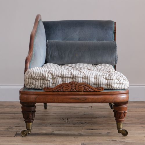 EARLY 19TH CENTURY REGENCY WILLIAM IV CHAISE LOUNGE - ADDITIONAL PHOTO 4