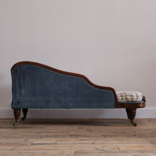 EARLY 19TH CENTURY REGENCY WILLIAM IV CHAISE LOUNGE - ADDITIONAL PHOTO 5