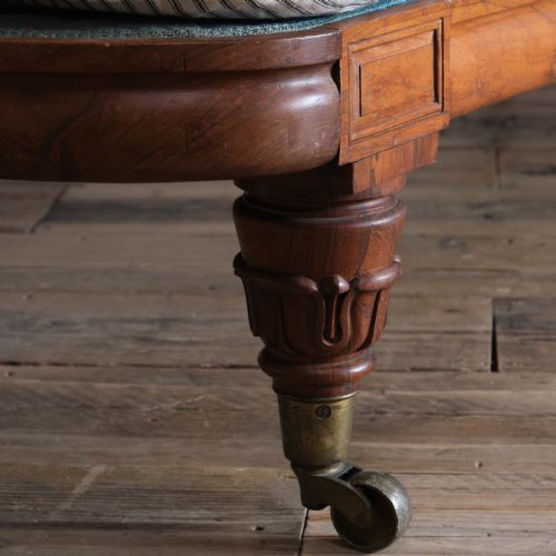 EARLY 19TH CENTURY REGENCY WILLIAM IV CHAISE LOUNGE - ADDITIONAL PHOTO 6