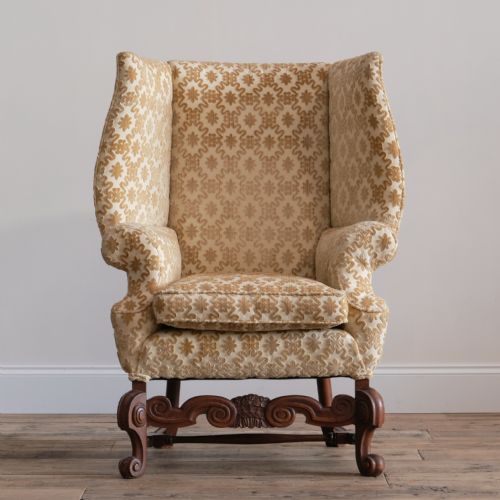 large late 19th century barrel back armchair - CATEGORY: ANTIQUE CHAIRS - DATED 19TH CENTURY
