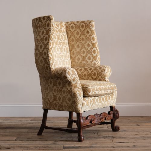 LARGE LATE 19TH CENTURY BARREL BACK ARMCHAIR - ADDITIONAL PHOTO 2