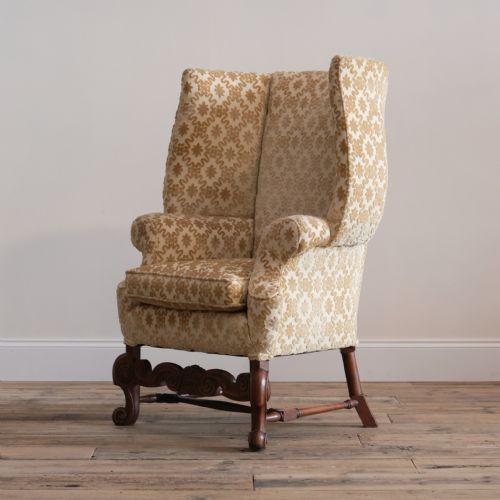 LARGE LATE 19TH CENTURY BARREL BACK ARMCHAIR - ADDITIONAL PHOTO 8
