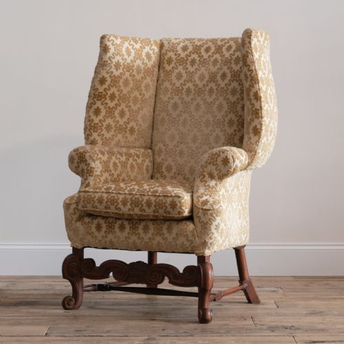 LARGE LATE 19TH CENTURY BARREL BACK ARMCHAIR - ADDITIONAL PHOTO 9
