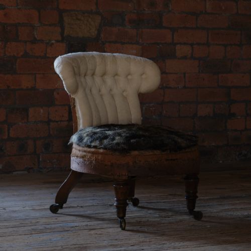 HOLLAND SONS SLIPPER CHAIR - ADDITIONAL PHOTO 2