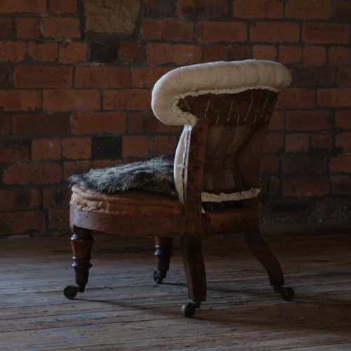 HOLLAND SONS SLIPPER CHAIR - ADDITIONAL PHOTO 3