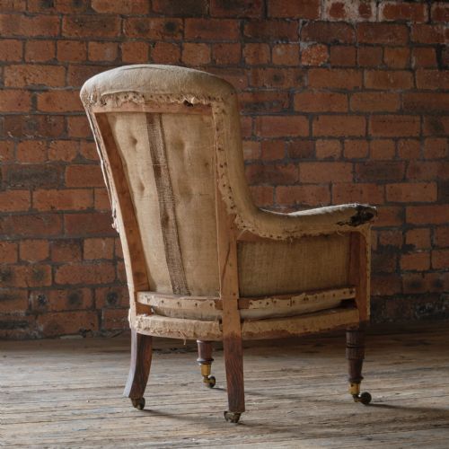 ANTIQUE REGENCY SIMULATED ROSEWOOD ARMCHAIR - ADDITIONAL PHOTO 3