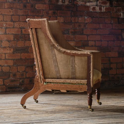 Antique Georgian Country House Armchair