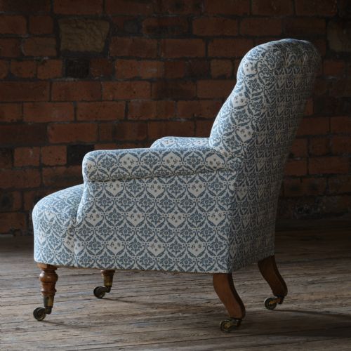 EARLY HOWARD SONS ARMCHAIR - ADDITIONAL PHOTO 4