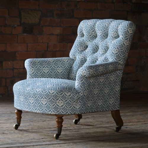 EARLY HOWARD SONS ARMCHAIR - ADDITIONAL PHOTO 5