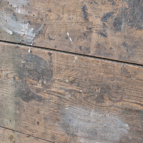 EARLY 20TH CENTURY PINE TRESTLE TABLE - ADDITIONAL PHOTO 4