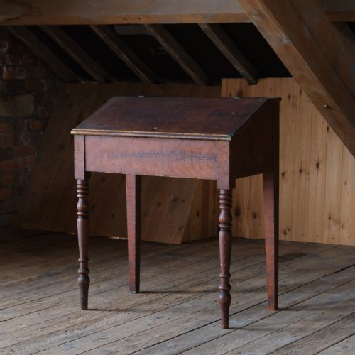 19th century clerks desk in original paint - CATEGORY: ANTIQUE DESKS - DATED 19TH CENTURY