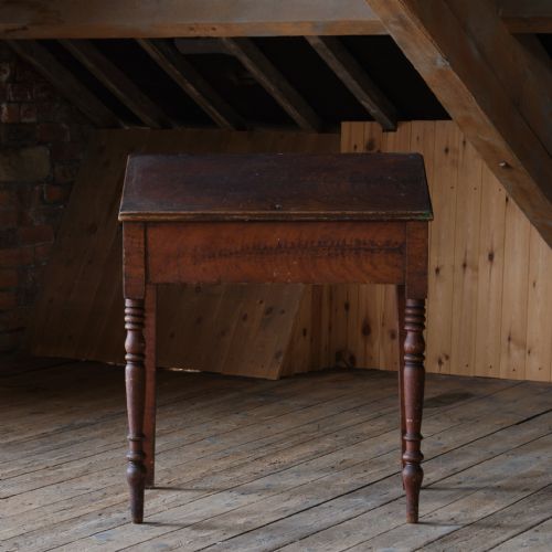 19TH CENTURY CLERKS DESK IN ORIGINAL PAINT - ADDITIONAL PHOTO 6