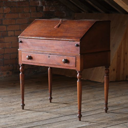 19TH CENTURY PAINTED PINE 2 PIECE BUREAU - ADDITIONAL PHOTO 1