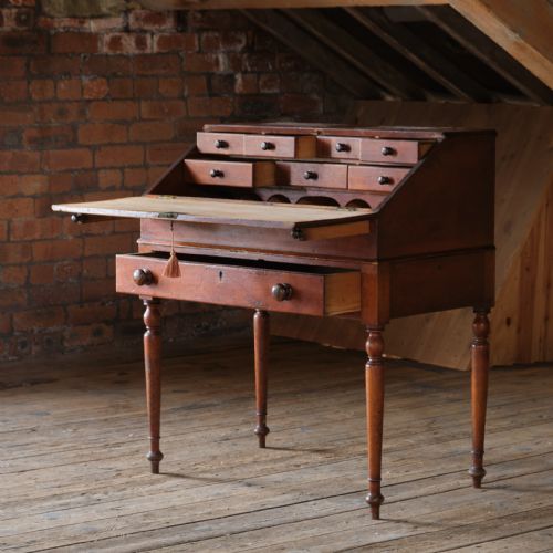 19TH CENTURY PAINTED PINE 2 PIECE BUREAU - ADDITIONAL PHOTO 5