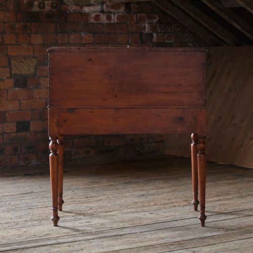 19TH CENTURY PAINTED PINE 2 PIECE BUREAU - ADDITIONAL PHOTO 8