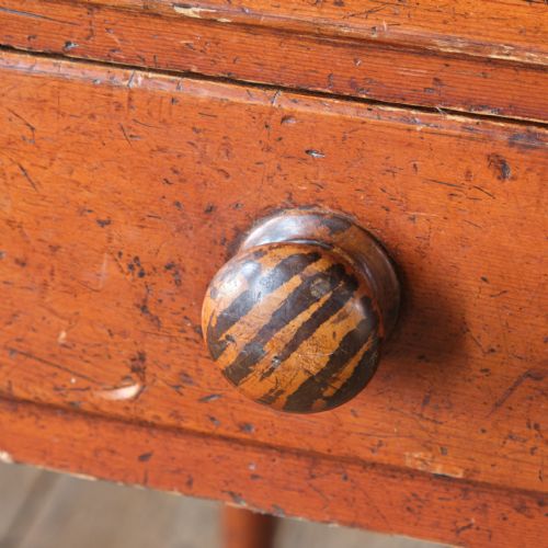 19TH CENTURY PAINTED PINE 2 PIECE BUREAU - ADDITIONAL PHOTO 10