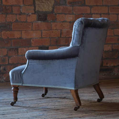 19TH CENTURY HOWARD STYLE ARMCHAIR - ADDITIONAL PHOTO 4