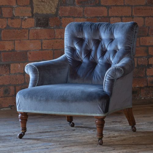 19TH CENTURY HOWARD STYLE ARMCHAIR - ADDITIONAL PHOTO 5