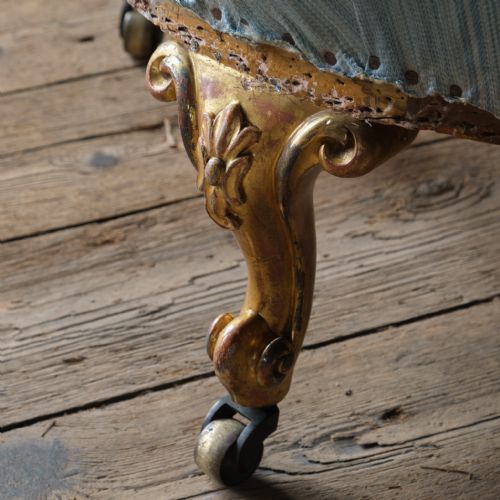 19TH CENTURY GILTWOOD OPEN ARMCHAIR - ADDITIONAL PHOTO 10