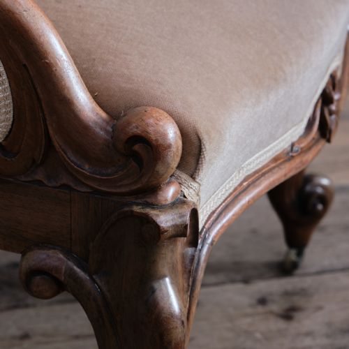 19TH CENTURY CARVED ROSEWOOD ARMCHAIR - ADDITIONAL PHOTO 12