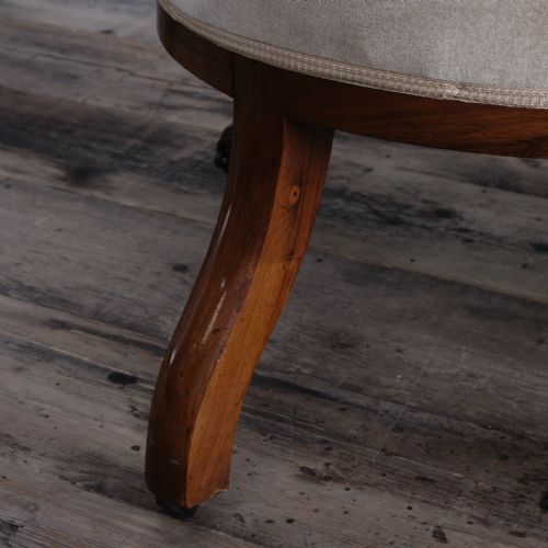 19TH CENTURY CARVED ROSEWOOD ARMCHAIR - ADDITIONAL PHOTO 14