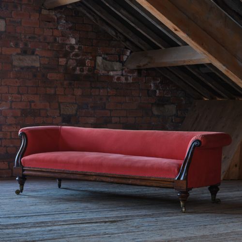early 19th century country house sofa - CATEGORY: ANTIQUE SOFAS - DATED 19TH CENTURY