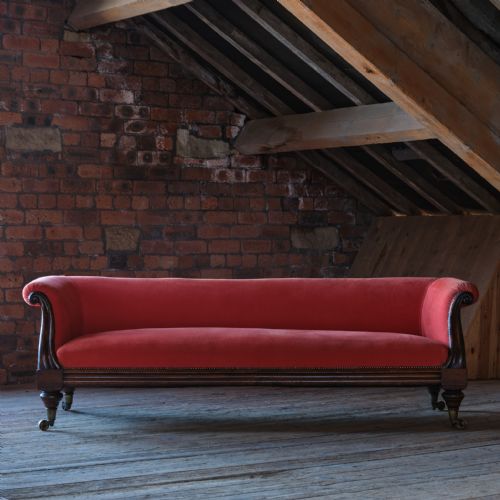 EARLY 19TH CENTURY COUNTRY HOUSE SOFA - ADDITIONAL PHOTO 1
