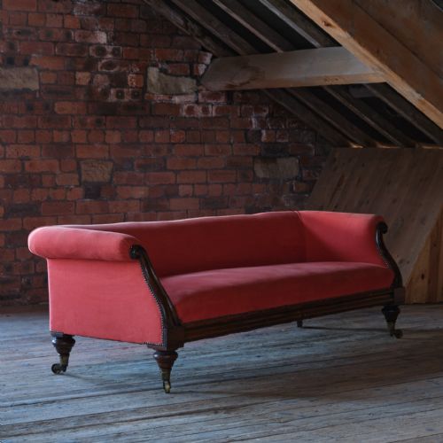 EARLY 19TH CENTURY COUNTRY HOUSE SOFA - ADDITIONAL PHOTO 2
